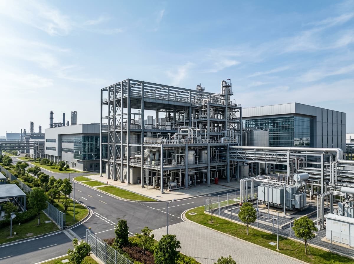 Modern turnkey industrial infrastructure facility engineered by Qualizet